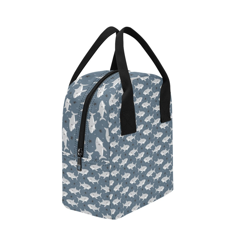 Shark Print Design LKS305 Insulated Lunch Bag