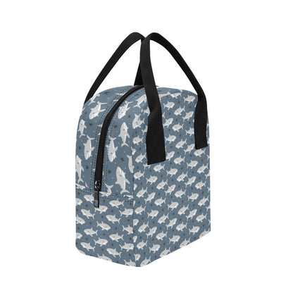Shark Print Design LKS305 Insulated Lunch Bag