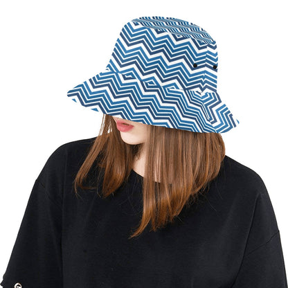 Chevron Print Design LKS403 Unisex Bucket Hat