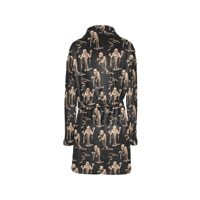 Mummy Print Design LKS302 Women's Fleece Robe