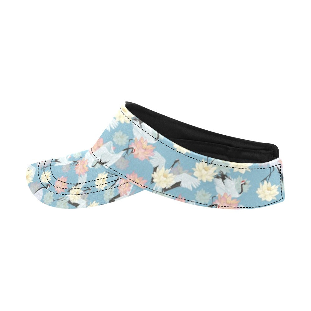 Water Lily Print Design LKS304 Unisex Sun Visor