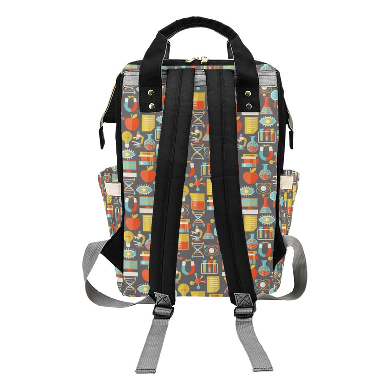 Science Print Design LKS302 Diaper Bag Backpack