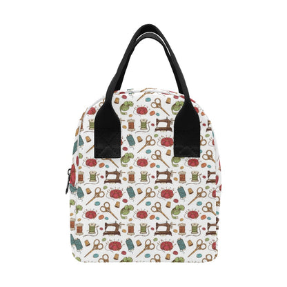 Sewing Equipment Print Design LKS304 Insulated Lunch Bag
