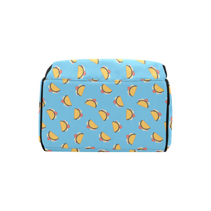 Taco Print Design LKS301 Diaper Bag Backpack