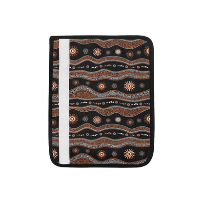 Aboriginal Print Design LKS404 Car Seat Belt Cover