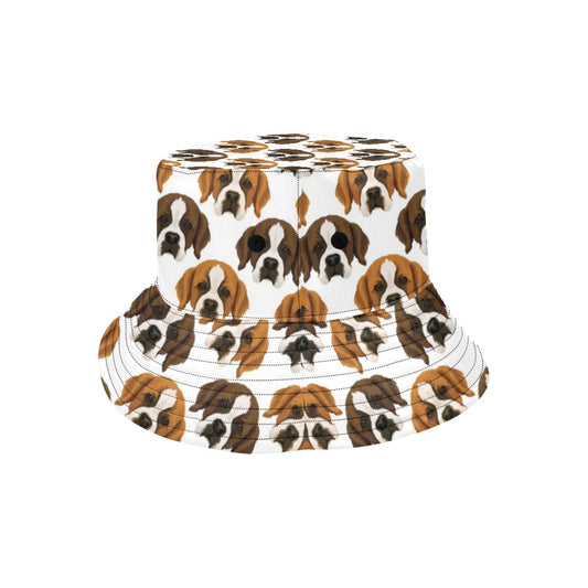 St Bernards Print Design LKS301 Unisex Bucket Hat