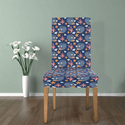 Snail Print Design LKS402 Dining Chair Slipcover