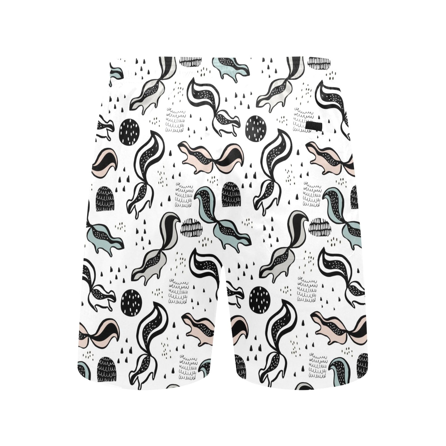 Skunk Print Design LKS303 Men's Swim Trunks Beach Shorts