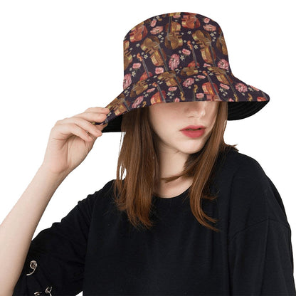 Violin Print Design LKS402 Unisex Bucket Hat