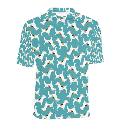 Russell Terriers Print Design LKS301 Men Polo Shirt