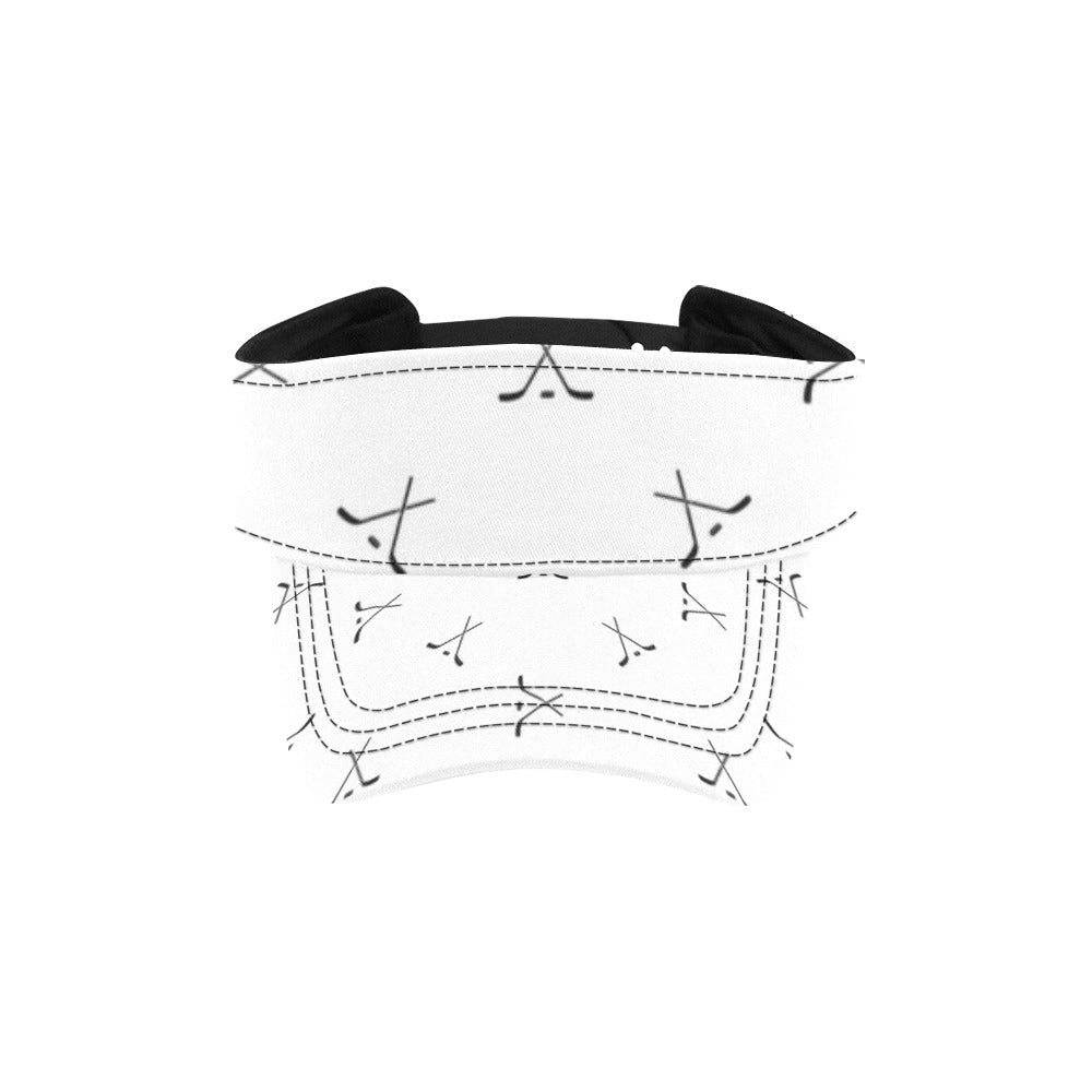 Hockey Print Design LKS304 Unisex Sun Visor