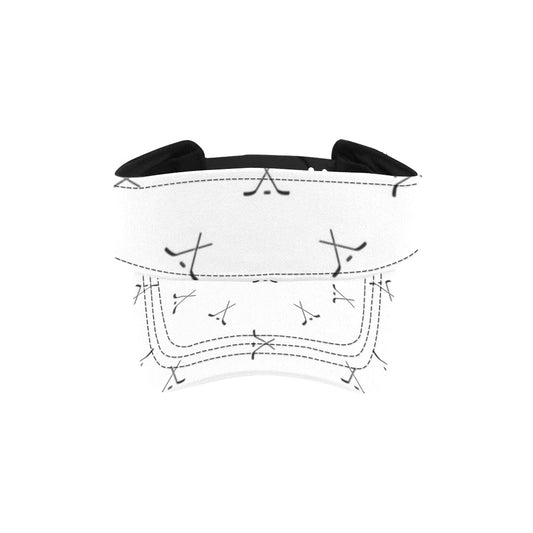 Hockey Print Design LKS304 Unisex Sun Visor