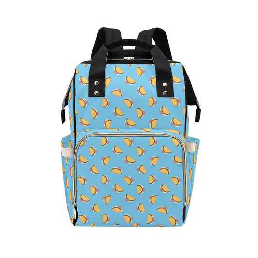 Taco Print Design LKS301 Diaper Bag Backpack