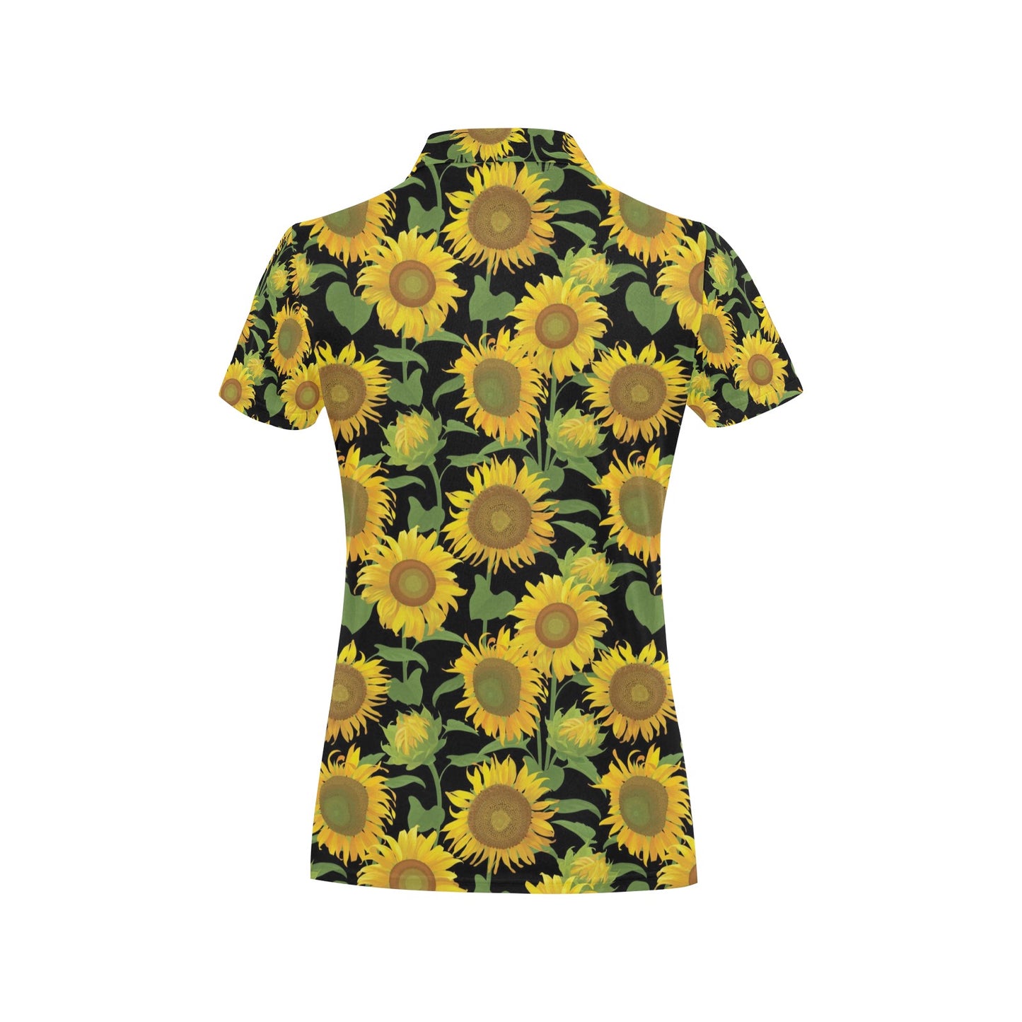 Sunflower Print Design LKS302 Women's Polo Shirt