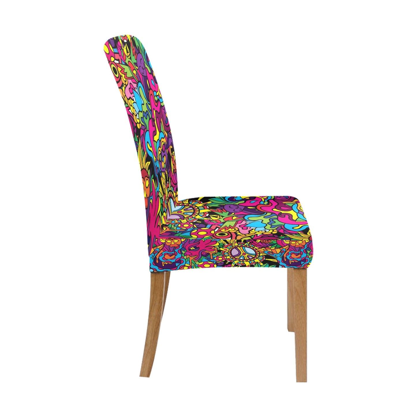 Trippy Print Design LKS304 Dining Chair Slipcover