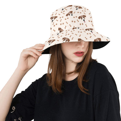 Russell Terriers Paw Print Design LKS303 Unisex Bucket Hat