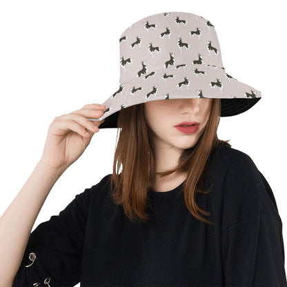 Siberian Huskies Print Design LKS301 Unisex Bucket Hat