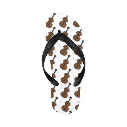 Violin Print Design LKS405 Flip Flops