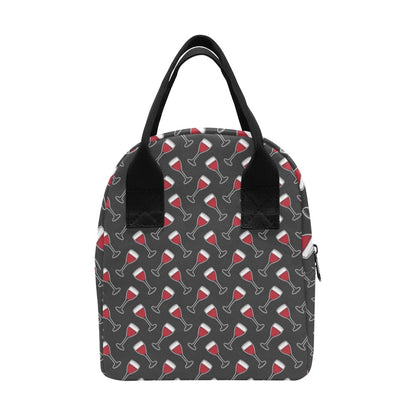 Wine Print Design LKS308 Insulated Lunch Bag