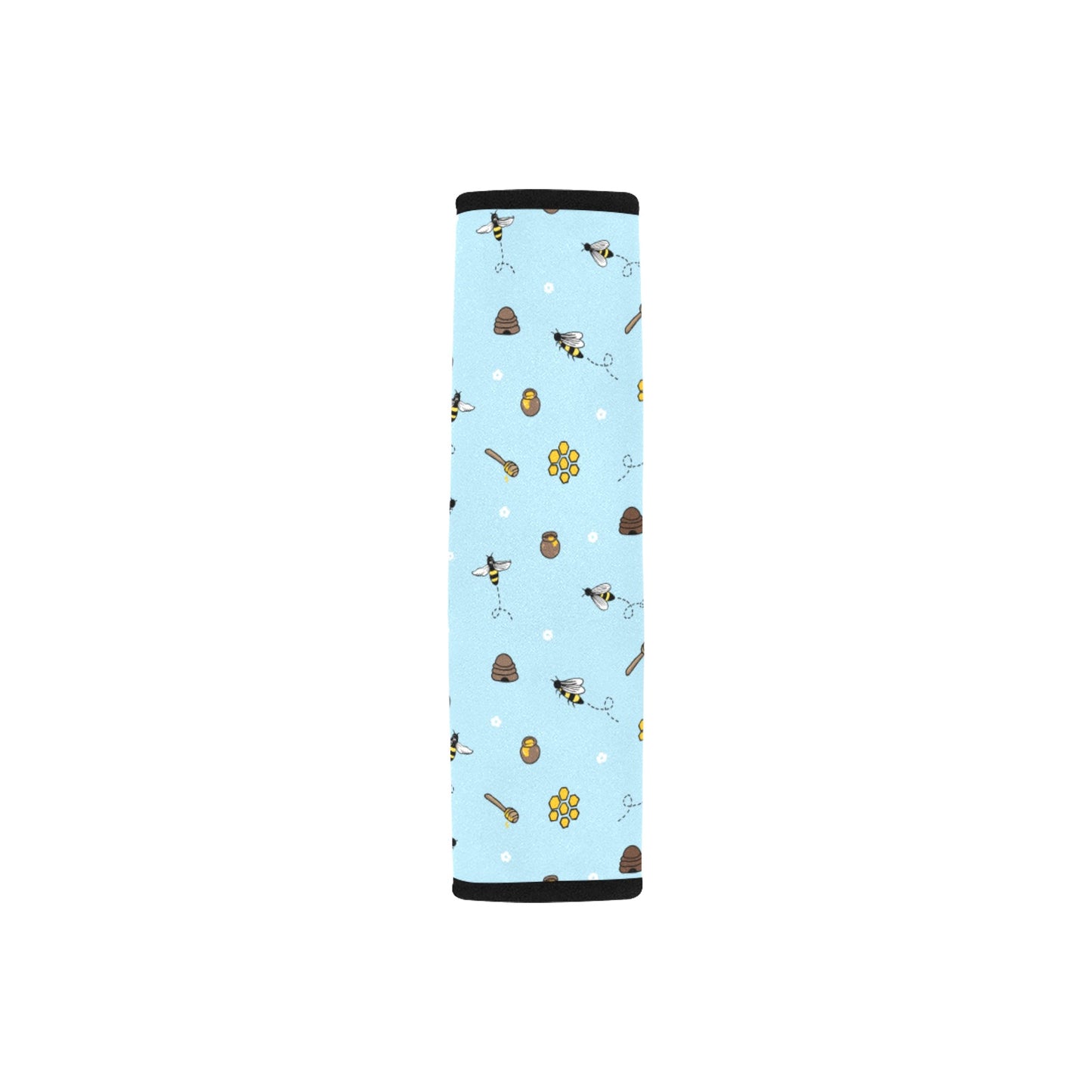 Honey Bee Print Design LKS307 Car Seat Belt Cover