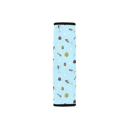Honey Bee Print Design LKS307 Car Seat Belt Cover
