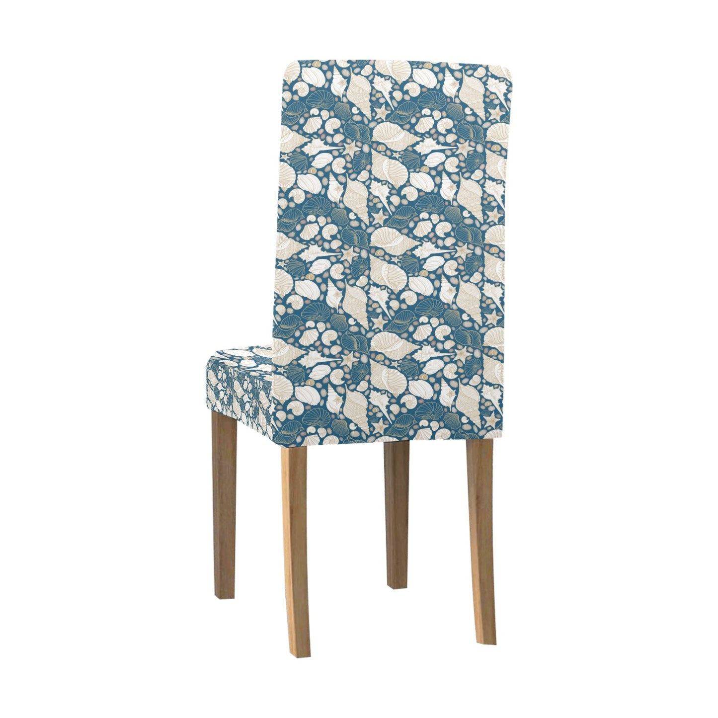 Seashell Print Design LKS308 Dining Chair Slipcover