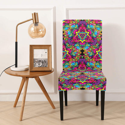Trippy Print Design LKS303 Dining Chair Slipcover