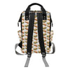 Sandwich Print Design LKS302 Diaper Bag Backpack