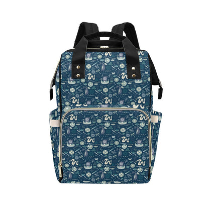Vikings Print Design LKS305 Diaper Bag Backpack