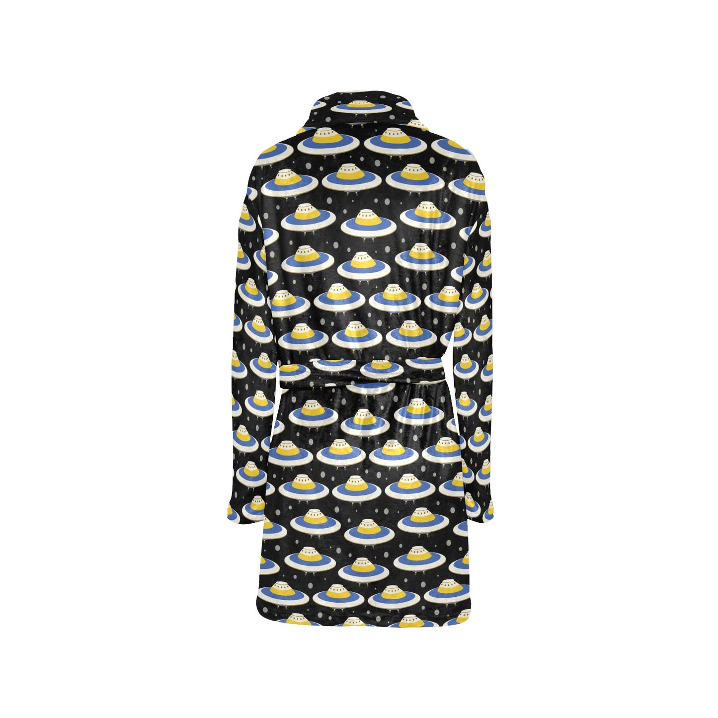 UFO Print Design LKS303 Women's Fleece Robe