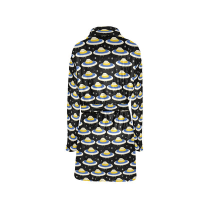 UFO Print Design LKS303 Women's Fleece Robe