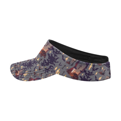 Creepy Graveyard Print Design LKS301 Unisex Sun Visor