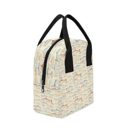 Salmon Fish Print Design LKS302 Insulated Lunch Bag