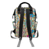 Patchwork Print Design LKS402 Diaper Bag Backpack