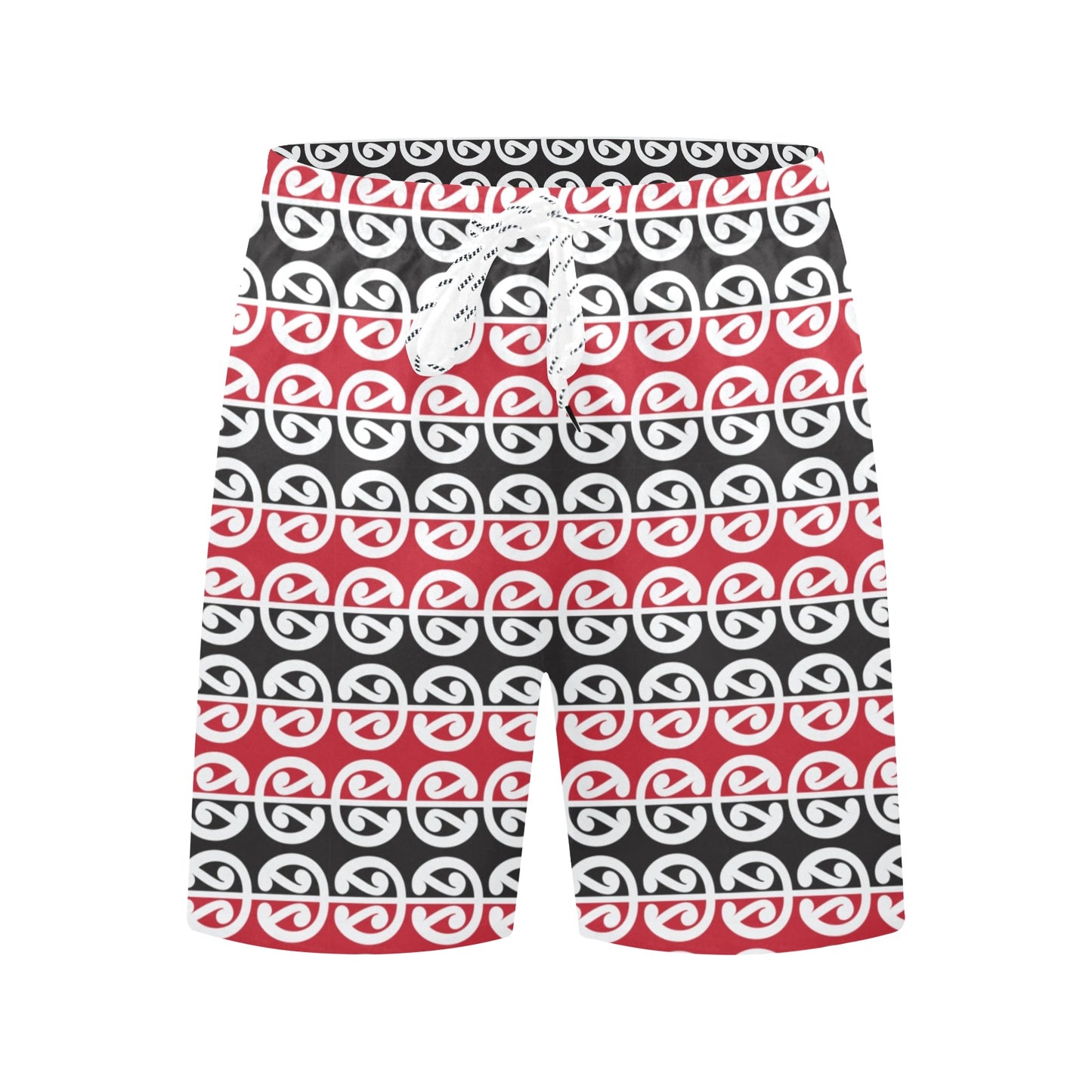 Maori Classic Themed Design Print Men's Swim Trunks Beach Shorts