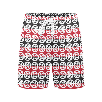 Maori Classic Themed Design Print Men's Swim Trunks Beach Shorts