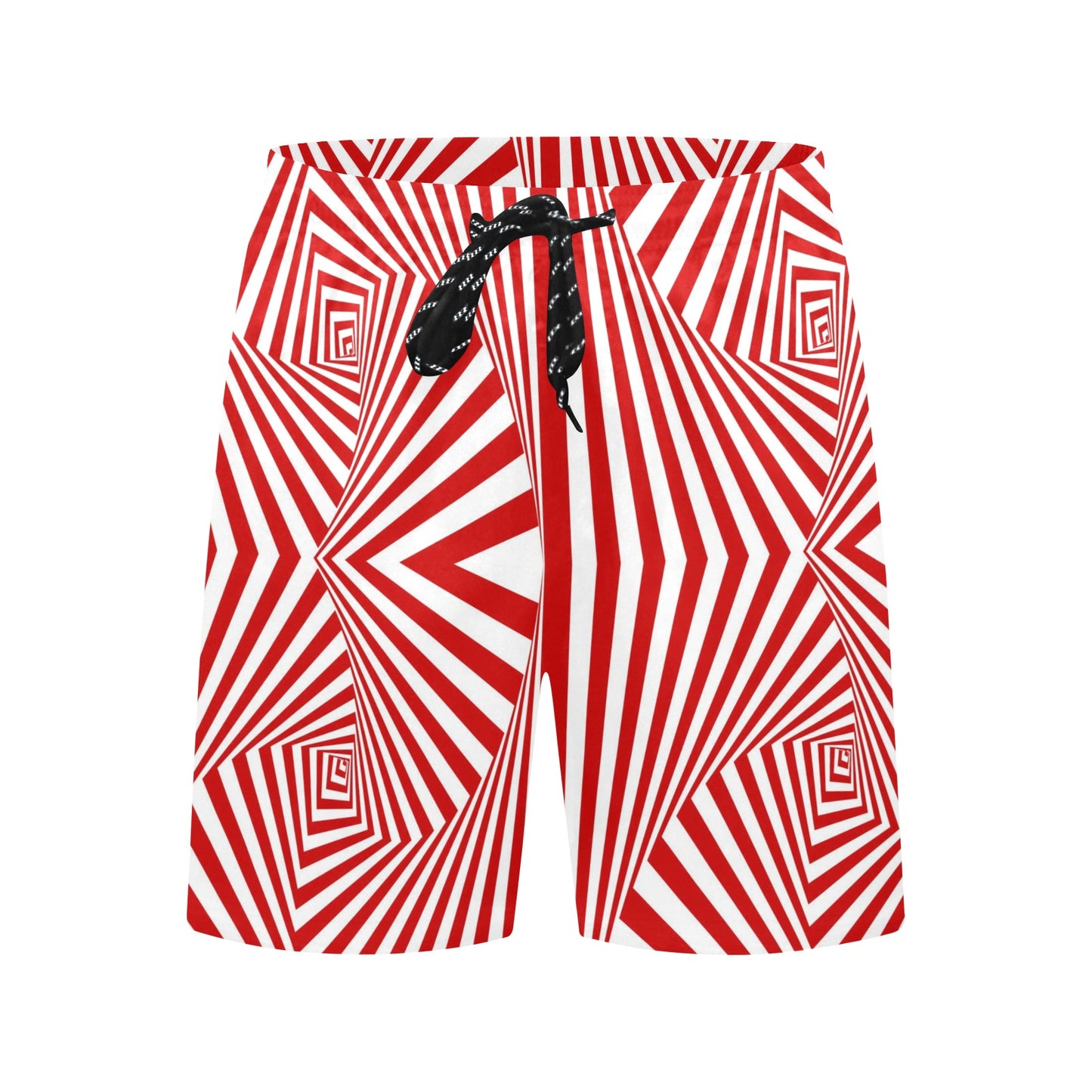Vortex Print Design LKS304 Men's Swim Trunks Beach Shorts