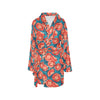 Tomato Print Design LKS301 Women's Fleece Robe