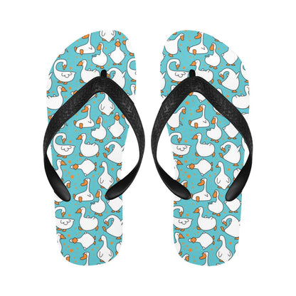 Goose Print Design LKS403 Flip Flops