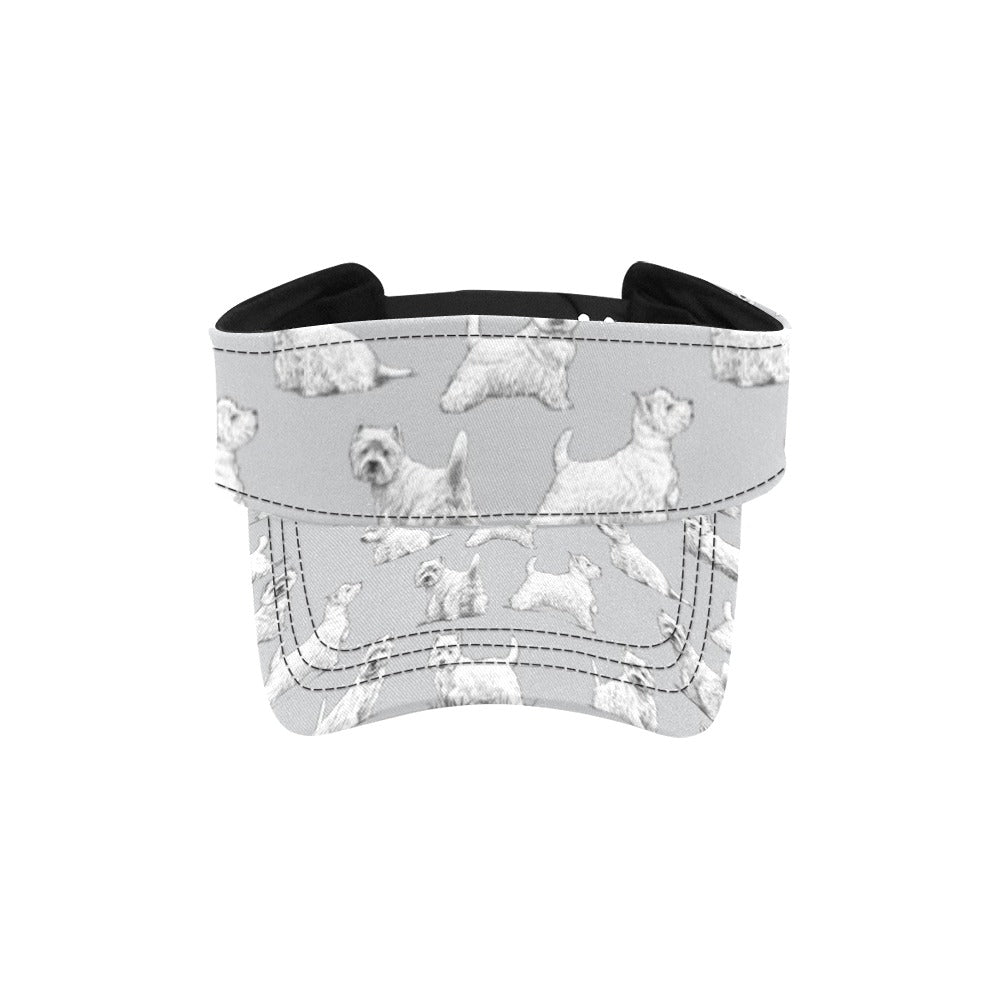 Scottish Terriers Print Design LKS3011 Unisex Sun Visor