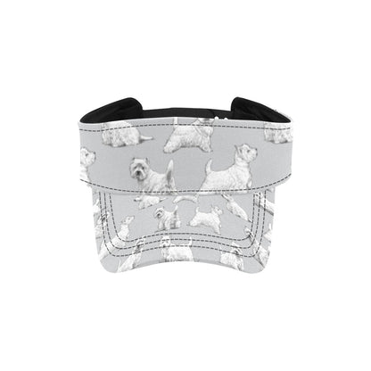 Scottish Terriers Print Design LKS3011 Unisex Sun Visor