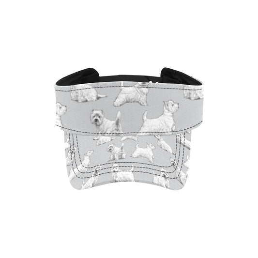 Scottish Terriers Print Design LKS3011 Unisex Sun Visor