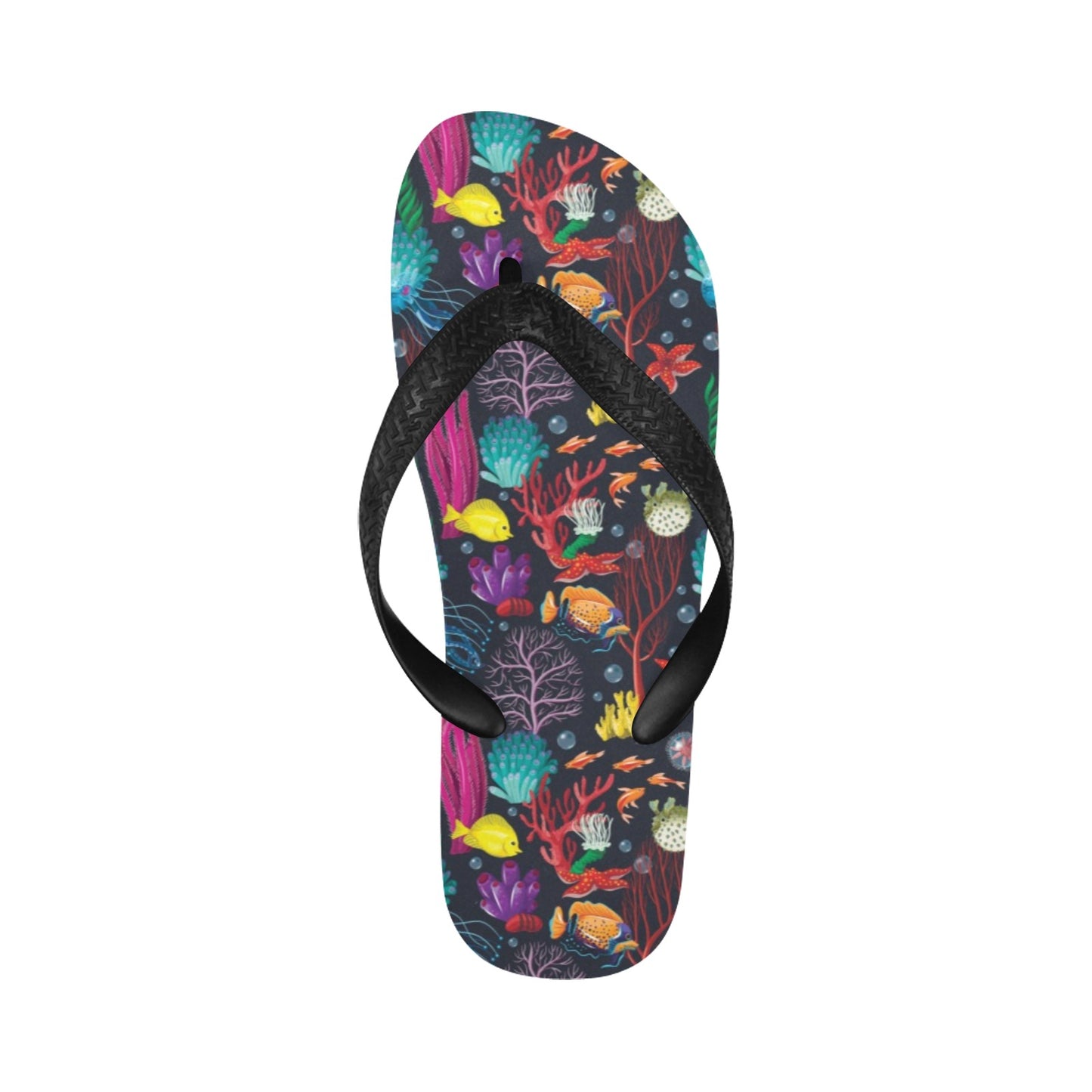 Underwater Cute Print Design LKS303 Flip Flops
