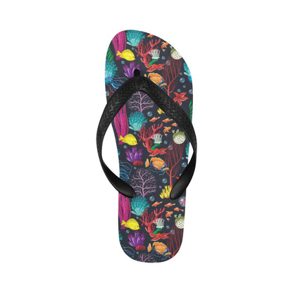 Underwater Cute Print Design LKS303 Flip Flops