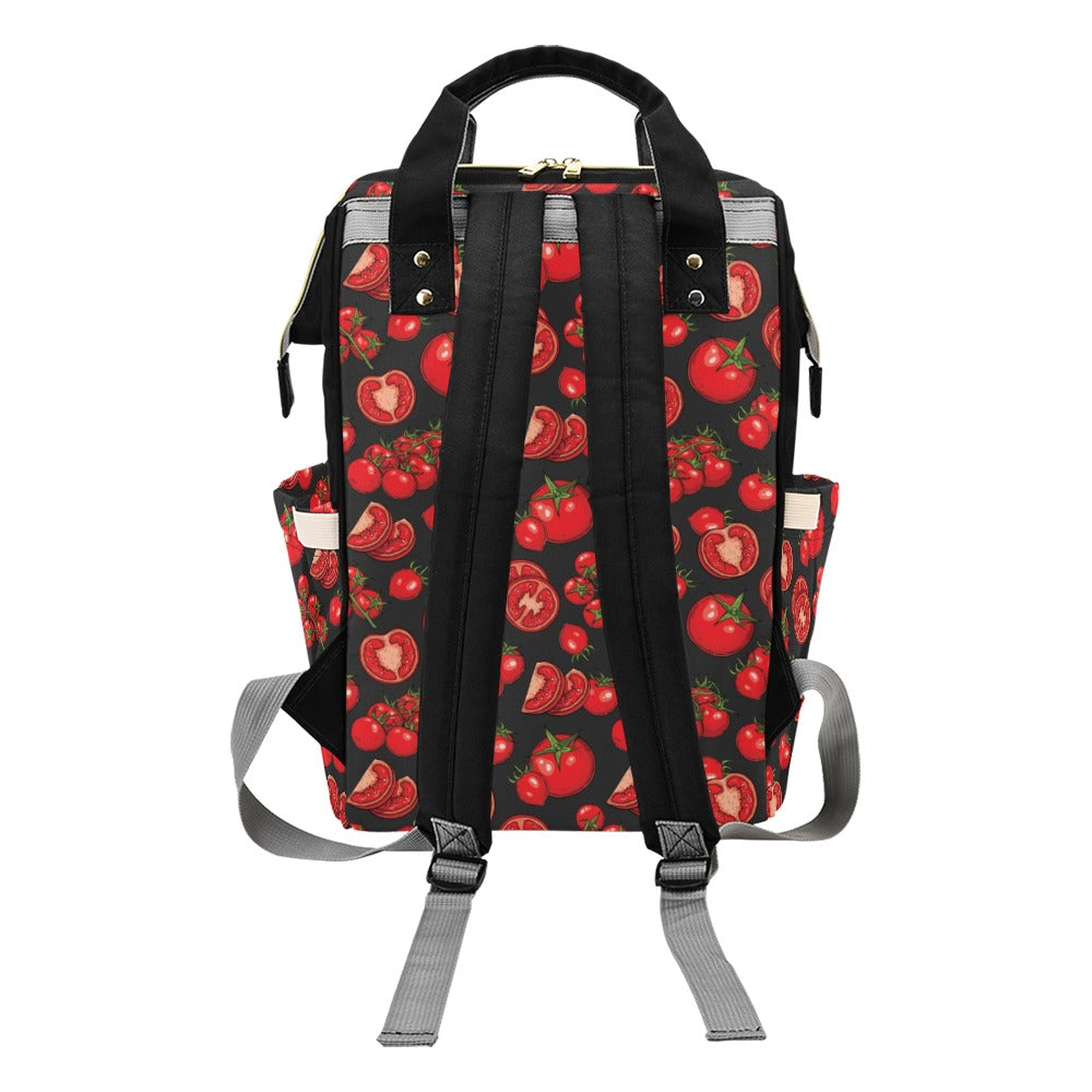 Tomato Print Design LKS303 Diaper Bag Backpack