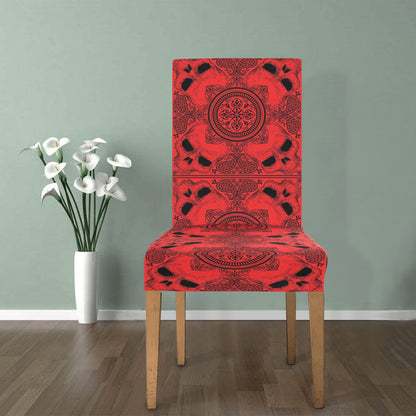Bandana Red Print Design LKS304 Dining Chair Slipcover