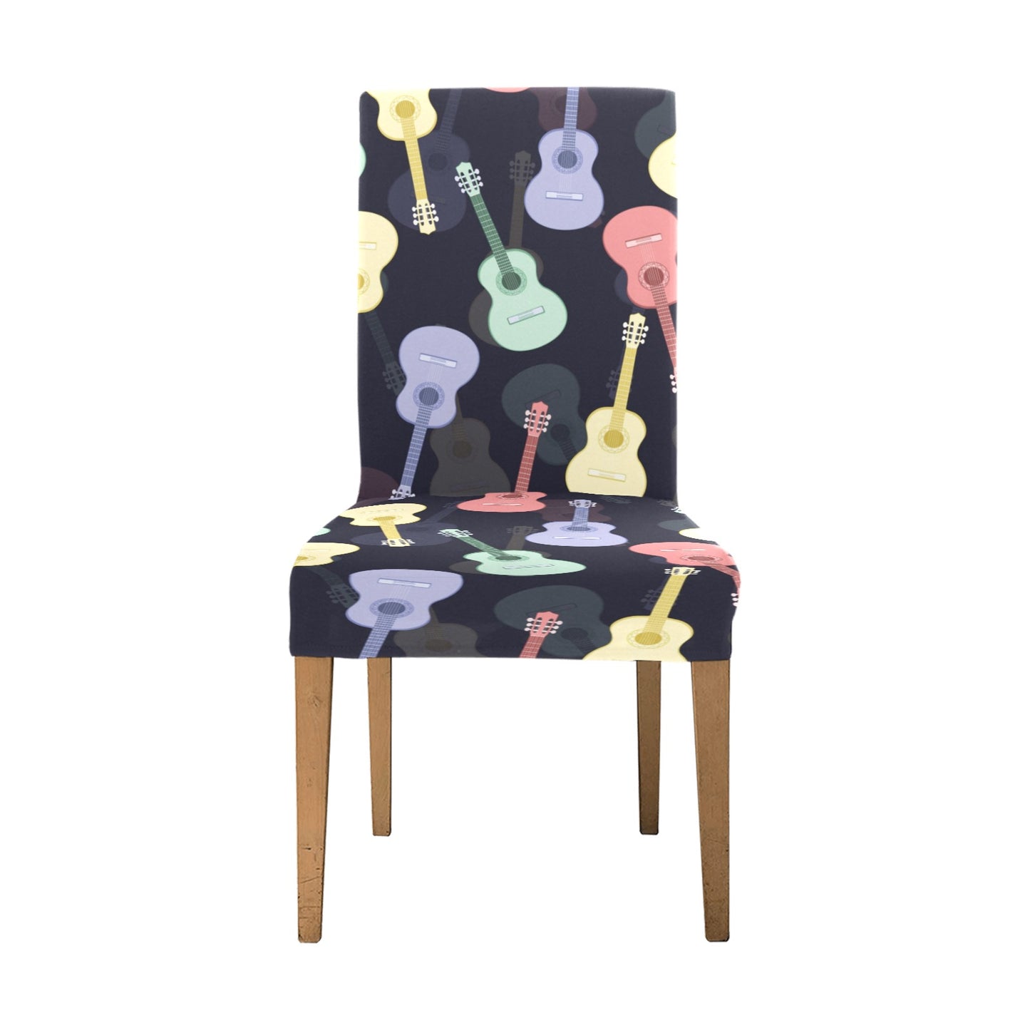 Acoustic Guitar Print Design LKS401 Dining Chair Slipcover