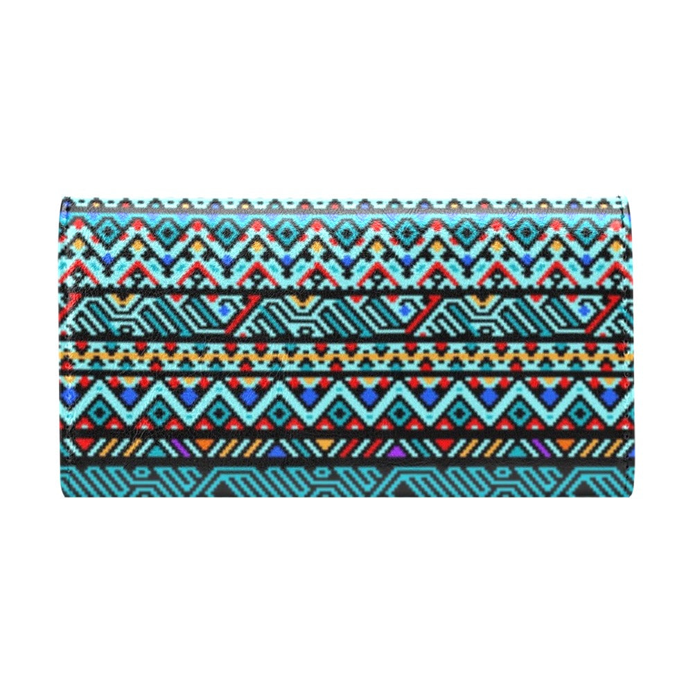 Southwestern Style Women's Trifold Wallet