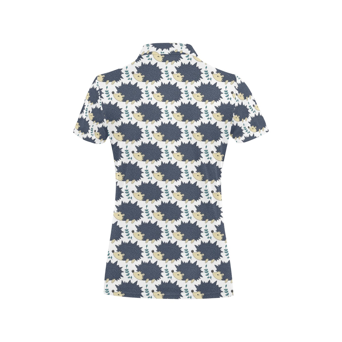 Hedgehog Print Design LKS401 Women's Polo Shirt