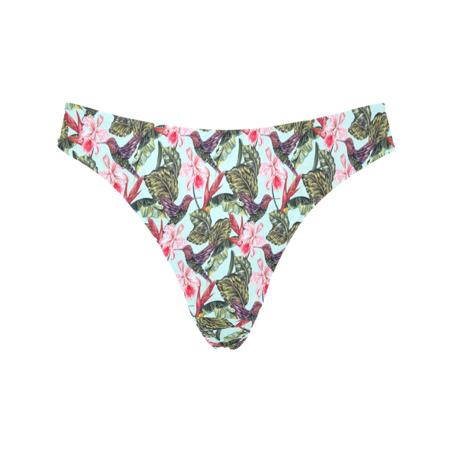 Hummingbird Cute Themed Print Women's Thongs